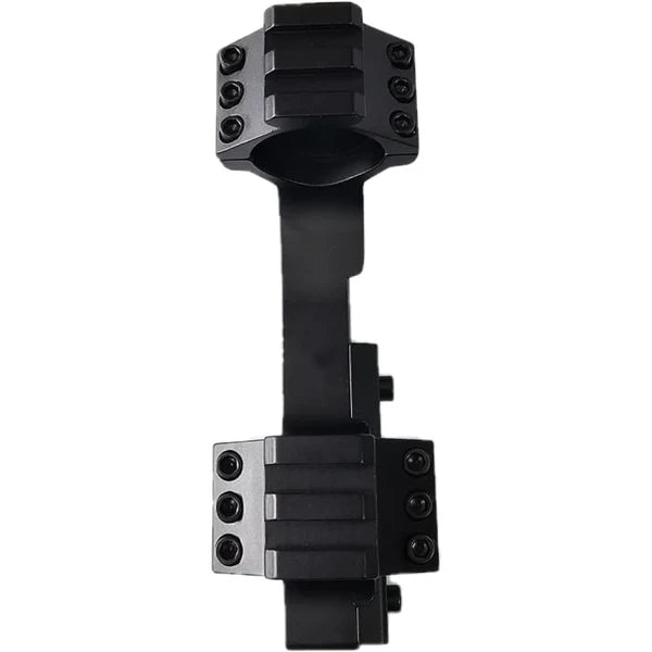 25MM/30MM SINGLE PIECE DOVETAIL MOUNT WITH OVERHANG AND ACCESSORY MOUNT