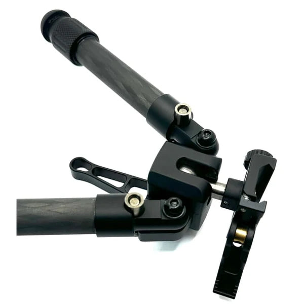 BP02C Carbon Fibre Bipod With Standard And Spike Feet Included
