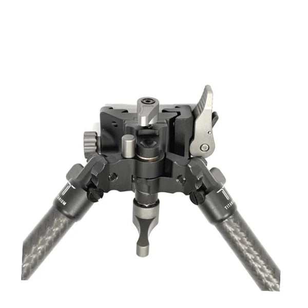 Carbon Fibre Bipod with standard and spike feet