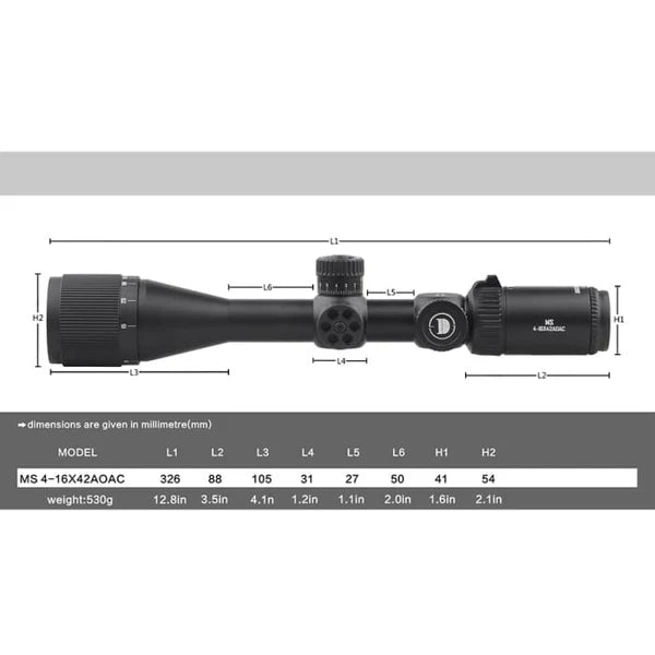 Discovery MS 4-16x42 AOAC scope