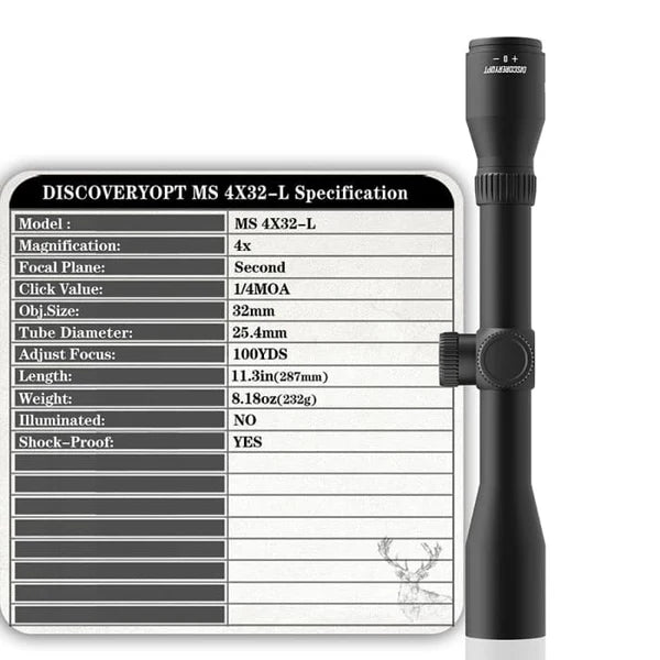 Discovery MS 4x32 L scope