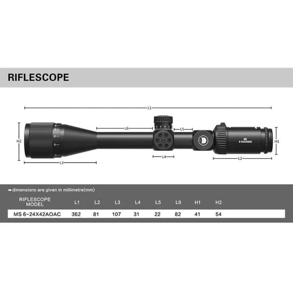 Discovery MS 6-24X42 AOAC scope