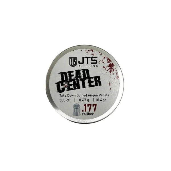 JTS DEAD CENTER PRECISION .177 CAL 10.4 GRAIN DOMED PELLETS / 500