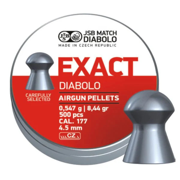 JSB Diabolo Exact .177, 500/Tin, 8.44Gr