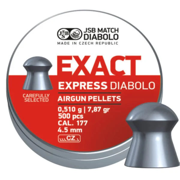 JSB Diabolo Exact Express 4.5mm, 7.87Gr 500/Tin