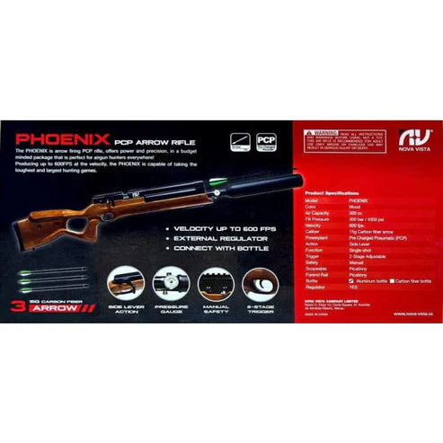 Nova Vista Phoenix PX-01 Arrow Gun with Aluminium Bottle, 300 BAR 500cc