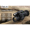 OWLNV L3-LRF Digital Night Vision Rifle Scope with Laser Range Finder For Nighttime and Daytime