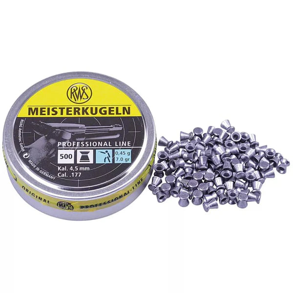 RWS ***4.50MM*** 7 Grain Meisterkugeln 500/Tin